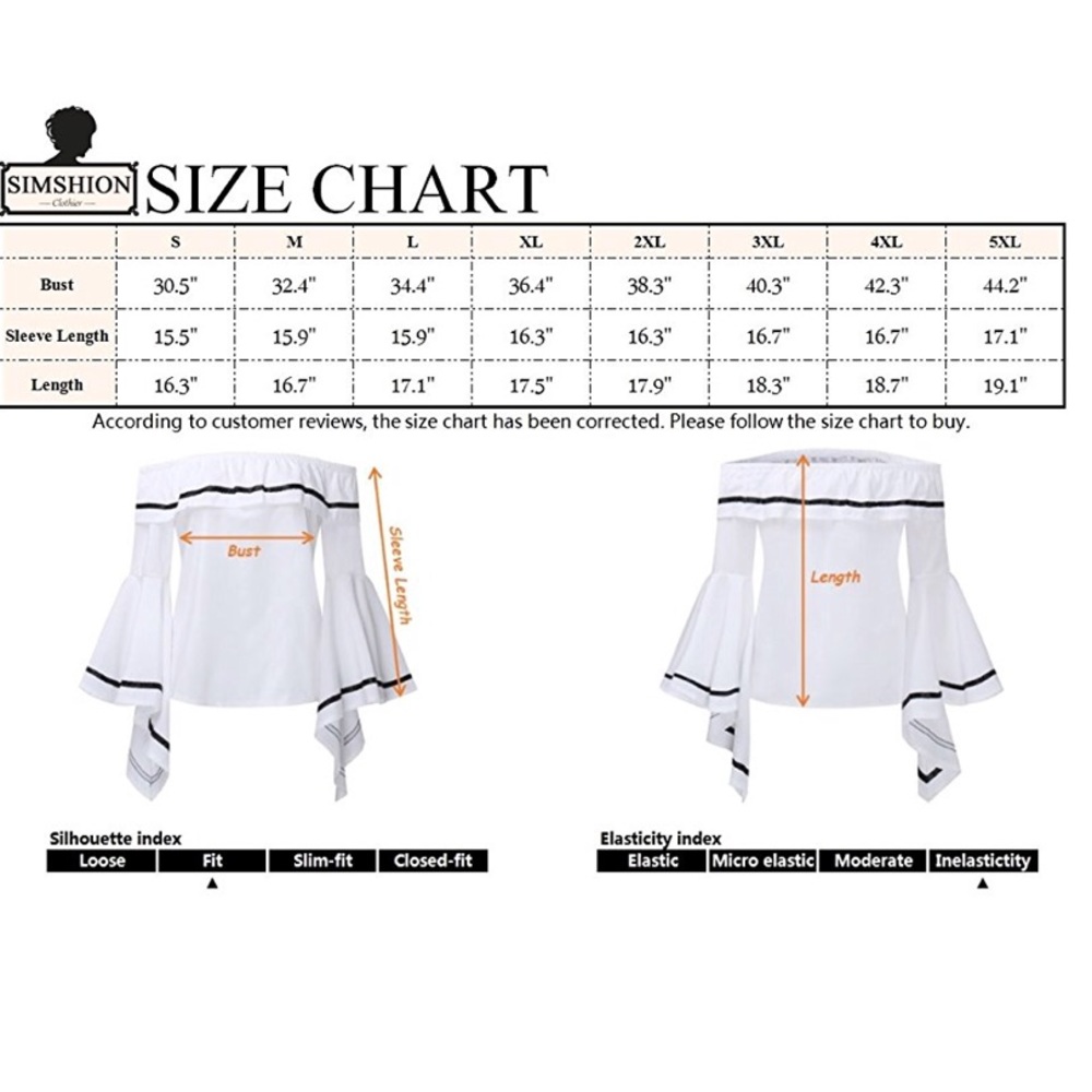 women off shoulder ruffled sleeve blouse - Picture 7 of 7